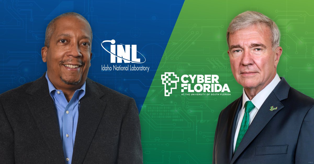 INL's tweet photo. .@INL & @USouthFlorida's @CyberSecurityFL formed a strategic partnership allowing use of our world-class #CriticalInfrastructure resiliency & #cybersecurity capabilities to enhance the #cyber workforce and local, state and national preparedness.π»π€π
πhttps://t.co/KKNpufpC4d https://t.co/tU3RptsSX4