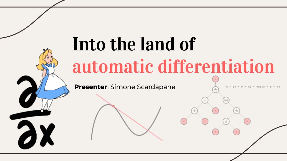 I have an upcoming PhD course on automatic differentiation and it turns out I am a one-trick pony. 🙃
