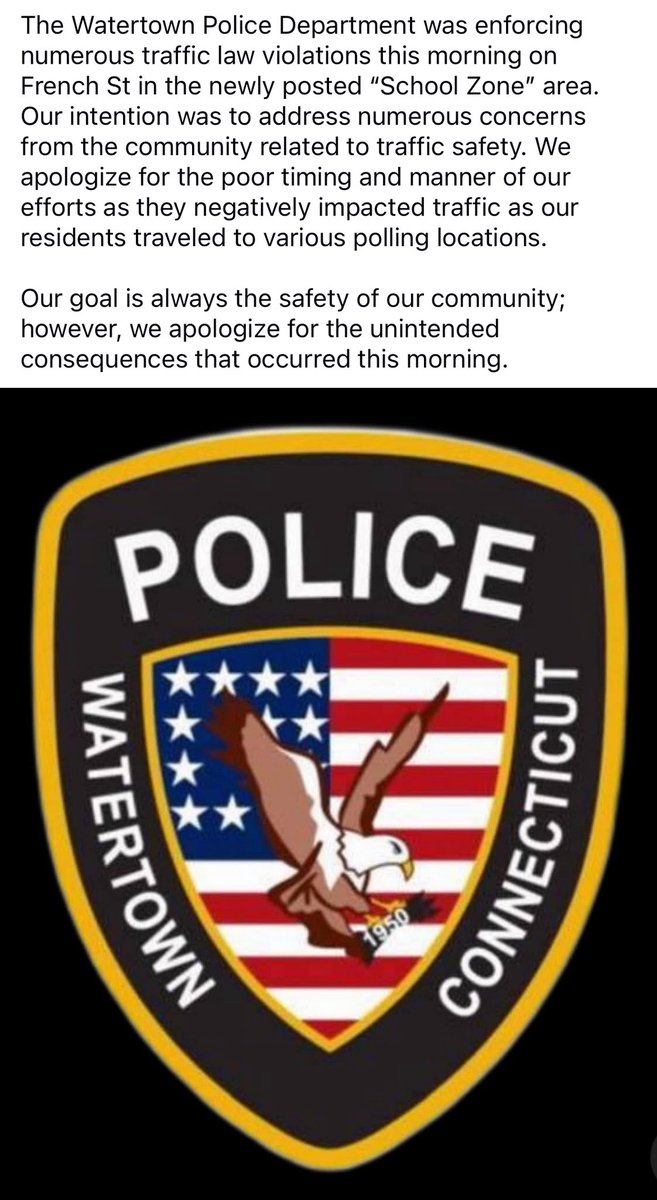 Watertown CT Police (@watertownctpd) on Twitter photo 