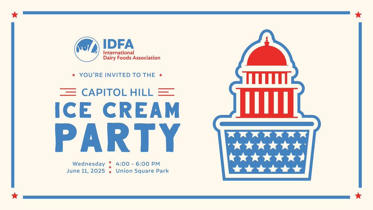 In case you missed it, the Capitol Hill Ice Cream Party is back this summer!

Join us on June 11 from 4-6pm on the National Mall just outside the U.S. Capitol Building for IDFA's 41st Annual Capitol Hill Ice Cream Party. This event is a must-attend for anyone in Washington, D.C.
