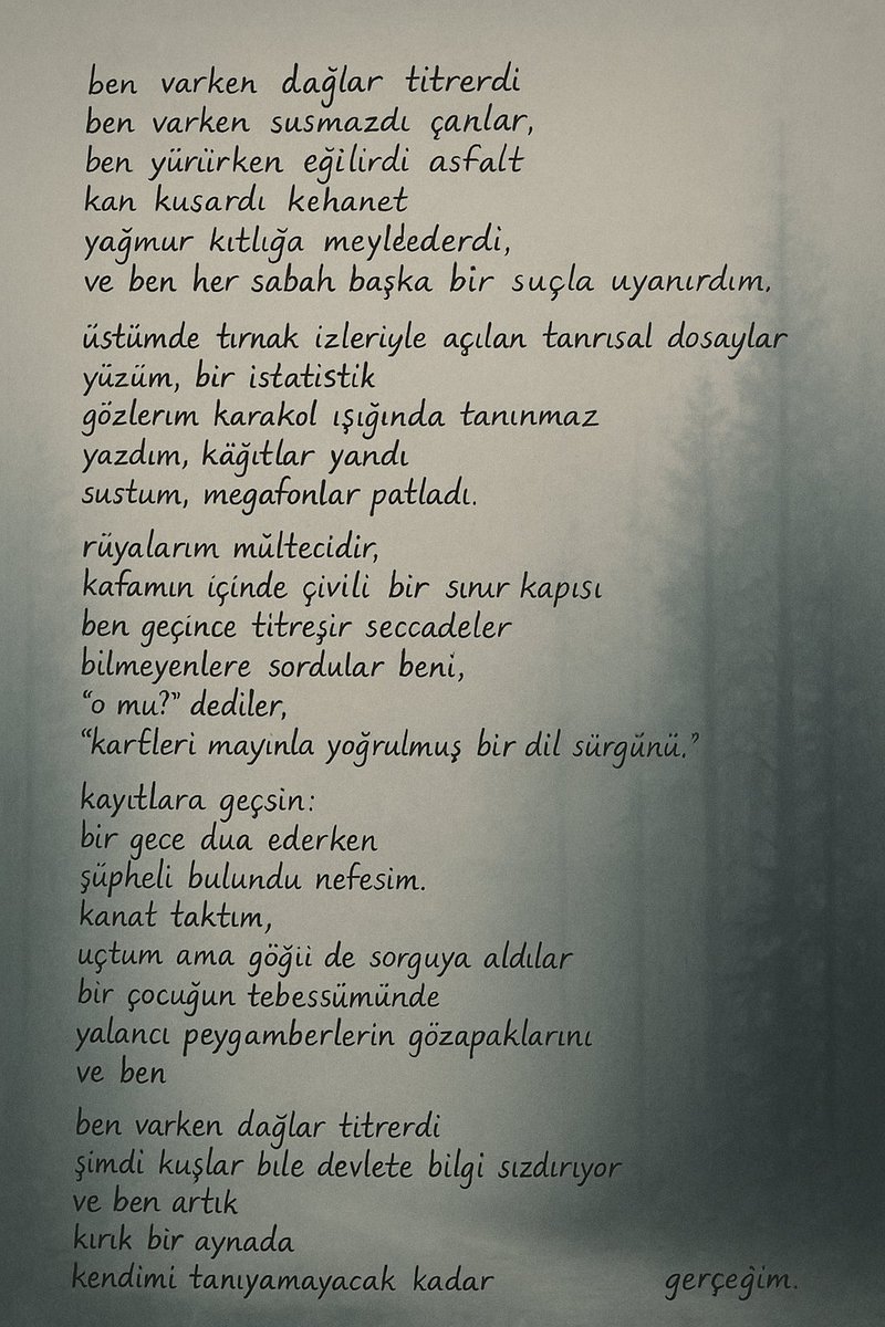 Ben varken dağlar titrerdi
                             Faramarz-ı seniyye