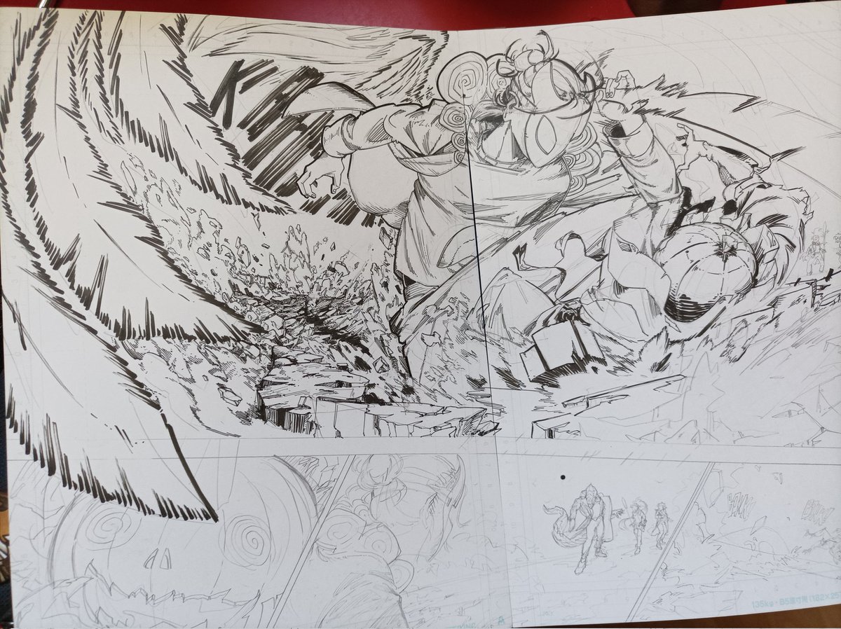Double page faite en convention