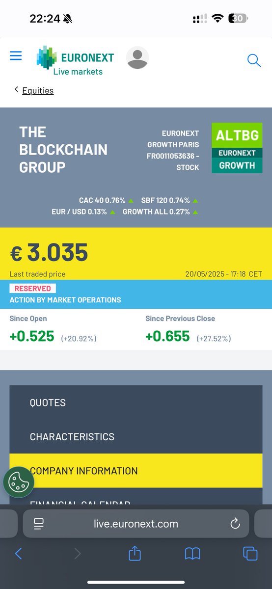 Trading has been temporarily suspended.