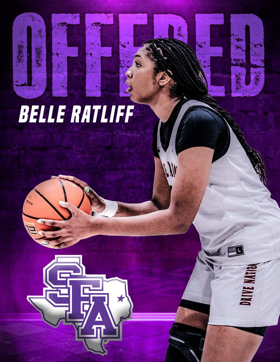 Belle Ratliff (@belleratli75201) on Twitter photo After a great conversation with <a href="/BishopLenbishop/">Len Bishop</a> , I am so blessed and honored to receive an offer to play at SFA! Thank you for believing in me, l'm so excited to build a relationship and learn more about this program!
#letgoandletgod #agtg
<a href="/LadyDriveNation/">LADY DRIVE NATION</a> <a href="/BNHSGBasketball/">Byron Nelson Girls Basketball</a> After a great conversation with <a href="/BishopLenbishop/">Len Bishop</a> , I am so blessed and honored to receive an offer to play at SFA! Thank you for believing in me, l'm so excited to build a relationship and learn more about this program!
#letgoandletgod #agtg
<a href="/LadyDriveNation/">LADY DRIVE NATION</a> <a href="/BNHSGBasketball/">Byron Nelson Girls Basketball</a>