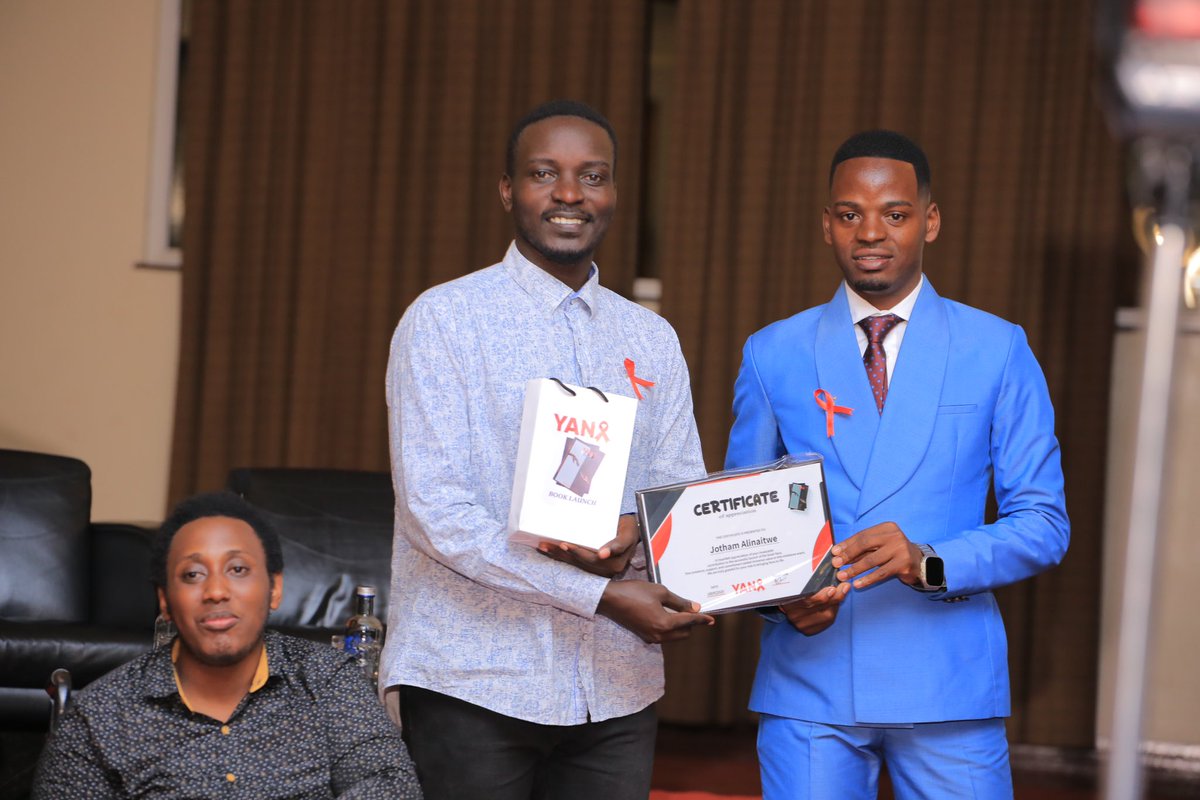KAMULEGEYA JOHNCHRISESTOM🇺🇬 (@kaamu_literati) on Twitter photo Mr. Jotham Alinaitwe Alinaitwe Jotham moderated the panel discussion at #YANABookLaunch “How do you treat a family member, a realative or a friend who has HIV? Lets bring hope to those affected.” Watch the video in the comment section to listen to his inspiring story
<a href="/OPMUganda/">Office of the Prime Minister - Uganda</a> Mr. Jotham Alinaitwe Alinaitwe Jotham moderated the panel discussion at #YANABookLaunch “How do you treat a family member, a realative or a friend who has HIV? Lets bring hope to those affected.” Watch the video in the comment section to listen to his inspiring story
<a href="/OPMUganda/">Office of the Prime Minister - Uganda</a>