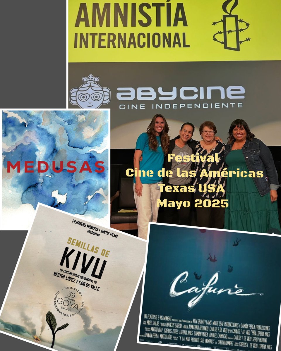 Amnistía Internacional ALBACETE (@amnistiaab) on Twitter photo Cine y derechos humanos en <a href="/cinelasamericas/">Cine Las Americas</a> #Texas #USA con nuestros cortos. ¡Súper emocionante! ¡Esto sí es llegar lejos! Cine y derechos humanos en <a href="/cinelasamericas/">Cine Las Americas</a> #Texas #USA con nuestros cortos. ¡Súper emocionante! ¡Esto sí es llegar lejos!
