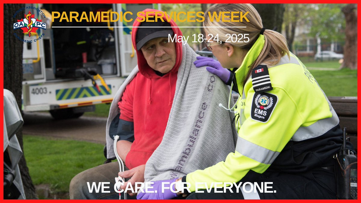 OAPC (@oapcmedia) on Twitter photo Today for the #paramedicservicesweek theme of safety, we shine a light on a critical issue: the rising violence against paramedics. It must stop & we’re doing what we can to address it. #WeCareForEveryone but we can only do that when we’re safe. #protectparamedics Today for the #paramedicservicesweek theme of safety, we shine a light on a critical issue: the rising violence against paramedics. It must stop & we’re doing what we can to address it. #WeCareForEveryone but we can only do that when we’re safe. #protectparamedics