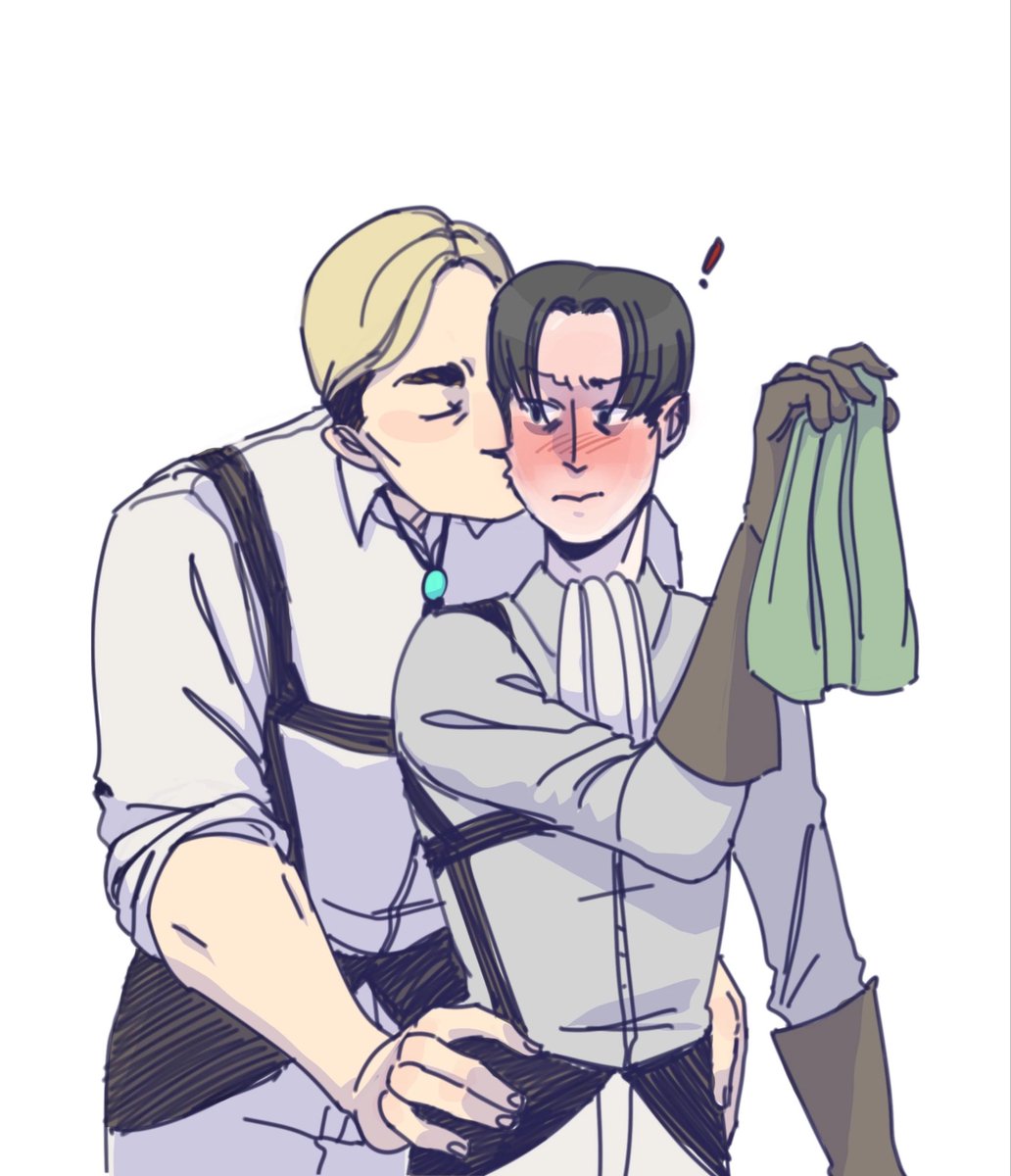 adelhansha's tweet photo. Art trade for the brightest light in our fandom @eruricurryl 💜💚
#eruri #エルリ https://t.co/611J4UjRzR