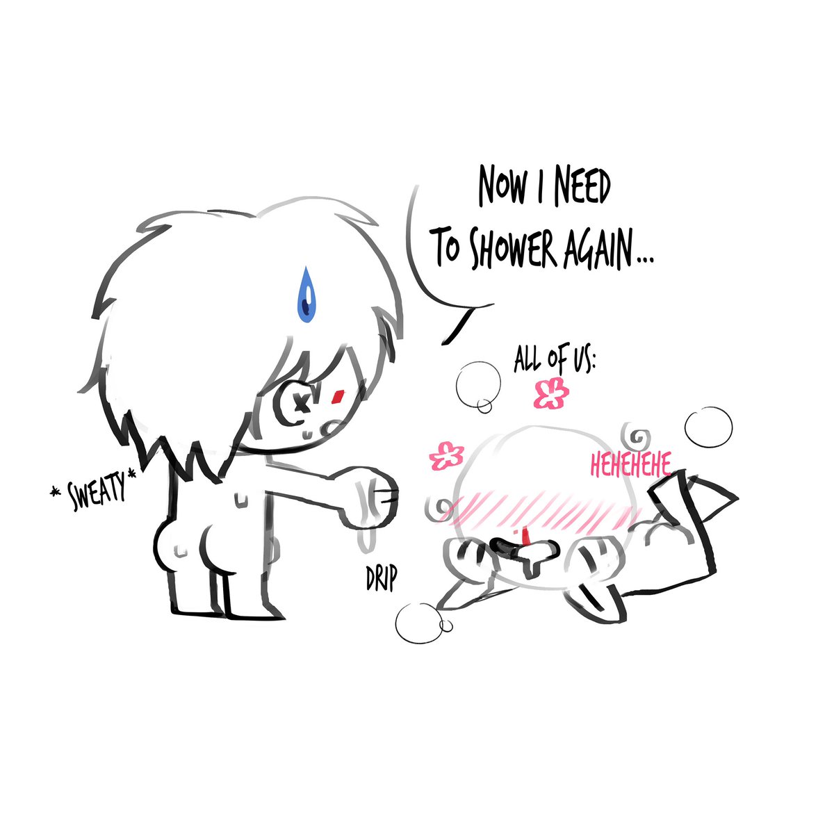 Finally all the pages of him JORKING IT finished 😝