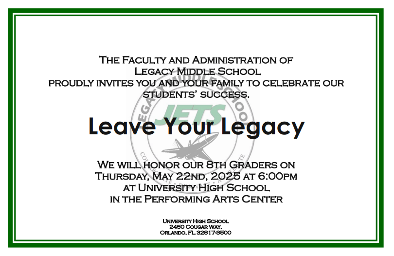 Legacy Middle School (@legacyms_ocps) on Twitter photo 
