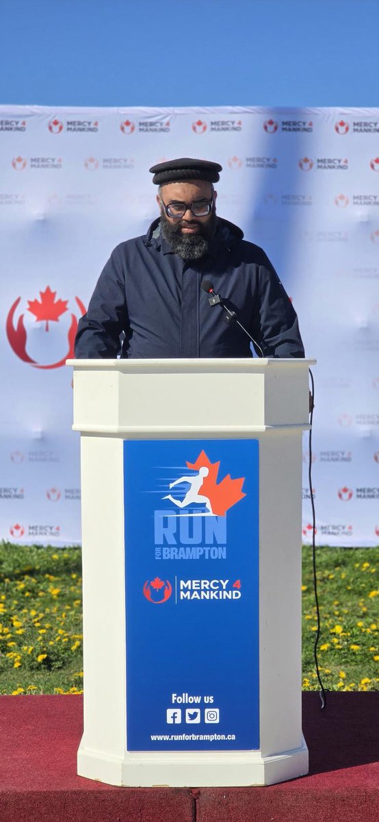 AMYACanada's tweet photo. Our Muslim Youth from #Brampton, ON organized Annual 𝐑𝐔𝐍 𝐅𝐎𝐑 𝐁𝐑𝐀𝐌𝐏𝐓𝐎𝐍 on May 11, 2025 in support of the William Osler Health System.

With the blessings of God Almighty, more than $30,000 CAD were raised this year alone for the hospital.

#RunForBrampton #Mercy4Mankind 

We are grateful to Mayor of the City of Brampton, His worship @PatrickBrownont, members of the city council, MPP Amarjot Sandhu, @sandhuamarjot1, MP Ruby Sahota @rubysahotalib for joining us in the RUN to support this noble cause.

"Service to humanity is the hallmark of Ahmadiyya Muslim Community." - Hazrat Mirza Masroor Ahmad Khalifatul Masih the Fifth (May Allah be his Helper) Head of the Worldwide Ahmadiyya Muslim Community.

Guided by Islamic teachings, Ahmadiyya Muslim Youth youth host charity runs to serve Canadians - seeking only pleasure of Allah Almighty through selfless service.

A massive thank you to our 400+ runners and generous donors! RUN FOR BRAMPTON's success was powered by your incredible support

A heartfelt thank you to @PeelPolice & @BramptonFireES for your invaluable support at this year's RUN! We’re grateful for your partnership in serving Brampton!

Lastly, a special acknowledgment goes to the dedicated volunteers from @AMYABramptonW and @AMYABramptonEst, who devoted countless hours to meticulously plan this event.

May Allah shower them with abundant rewards for their tireless efforts.