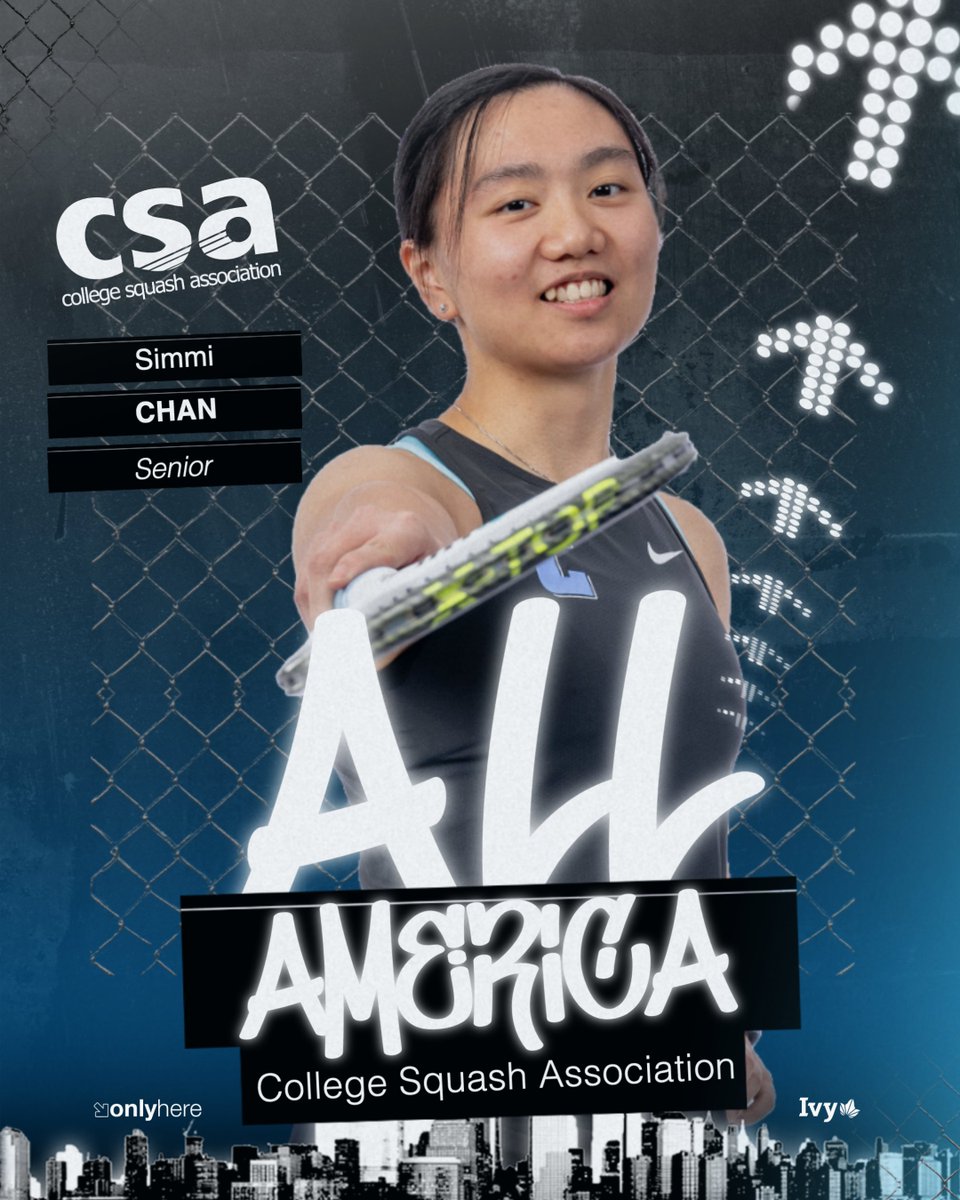 Simmi Chan Named CSA First Team All-American

Chan earns unprecedented First Team honor for third time in her career

🗞️tinyurl.com/3xp38mae

#RoarLionRoar 🦁 // #OnlyHere 🗽
