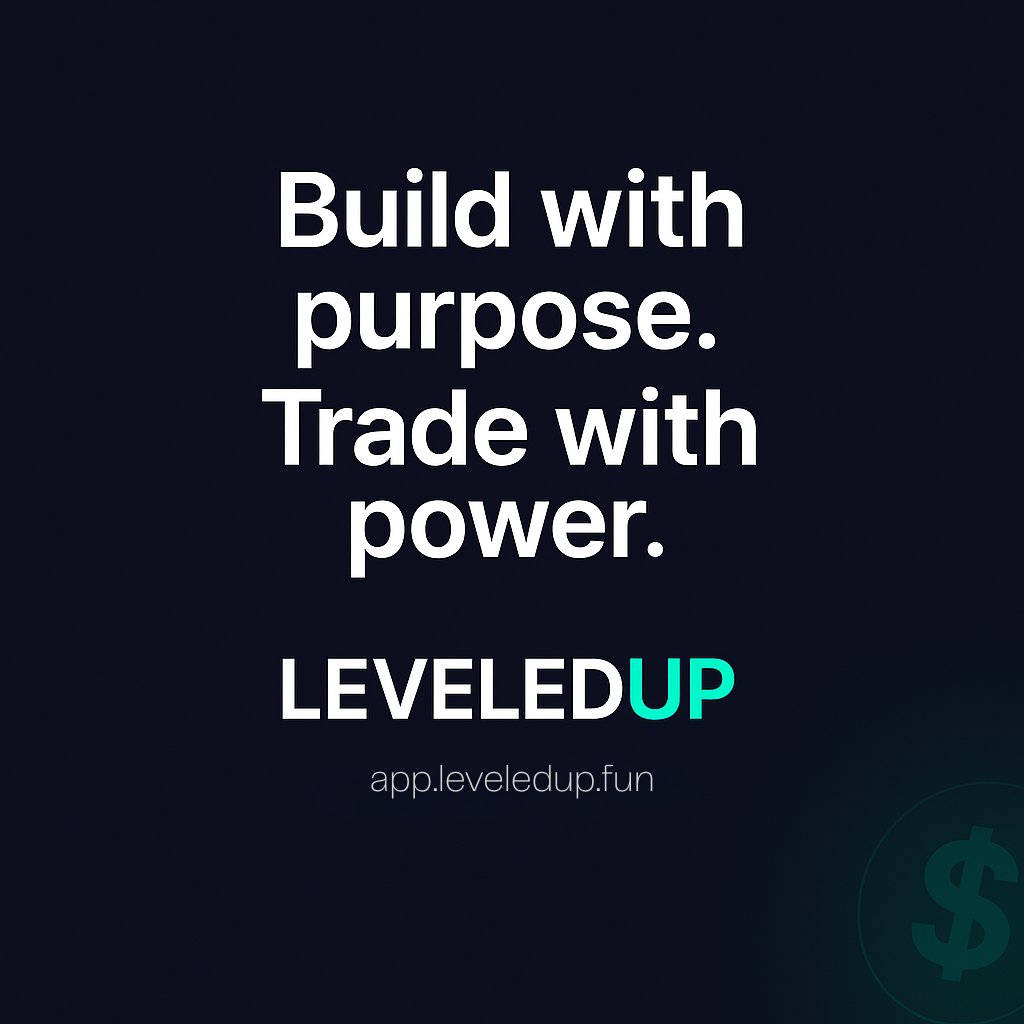 We’re not building another crypto tool.
We’re building the future of trader-first ecosystems.

Use it. Stake it. Vote with it.
Earn while you level up.

Leveled $UP is just getting started.