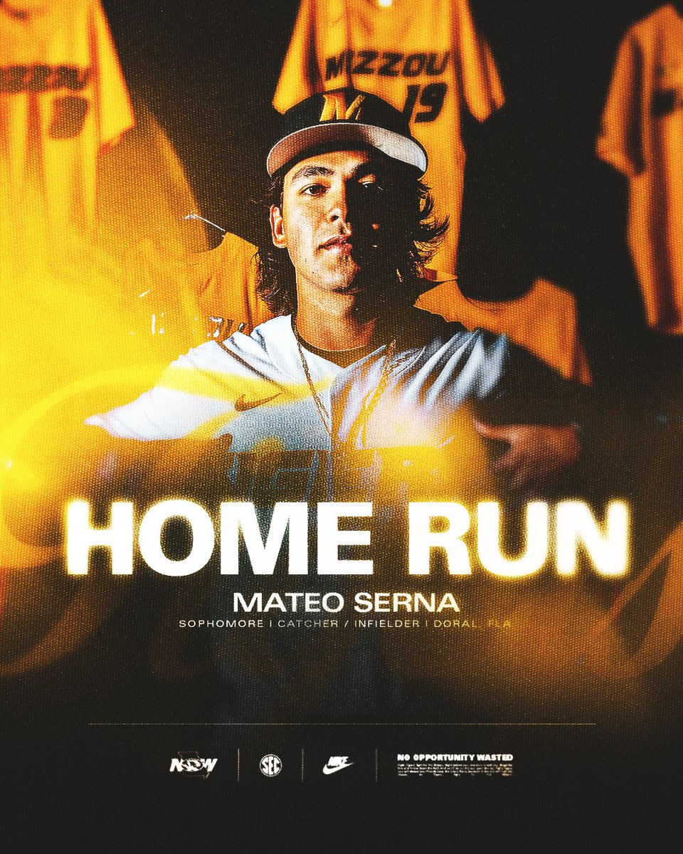 MizzouBaseball's tweet image. GOOD BYE, BASEBALL!๐ฃ
A one-out ๐ ๐ฎ๐๐ฒ๐ผ ๐ฆ๐ฒ๐ฟ๐ป๐ฎ homer puts the Tigers on top!
#MIZ 1, UA 0 | ๐ผ4โฃ
#๐๐๐ฏ๐ฏ๐ค๐ช๐๐๐ | ๐ฏโพ๏ธ
