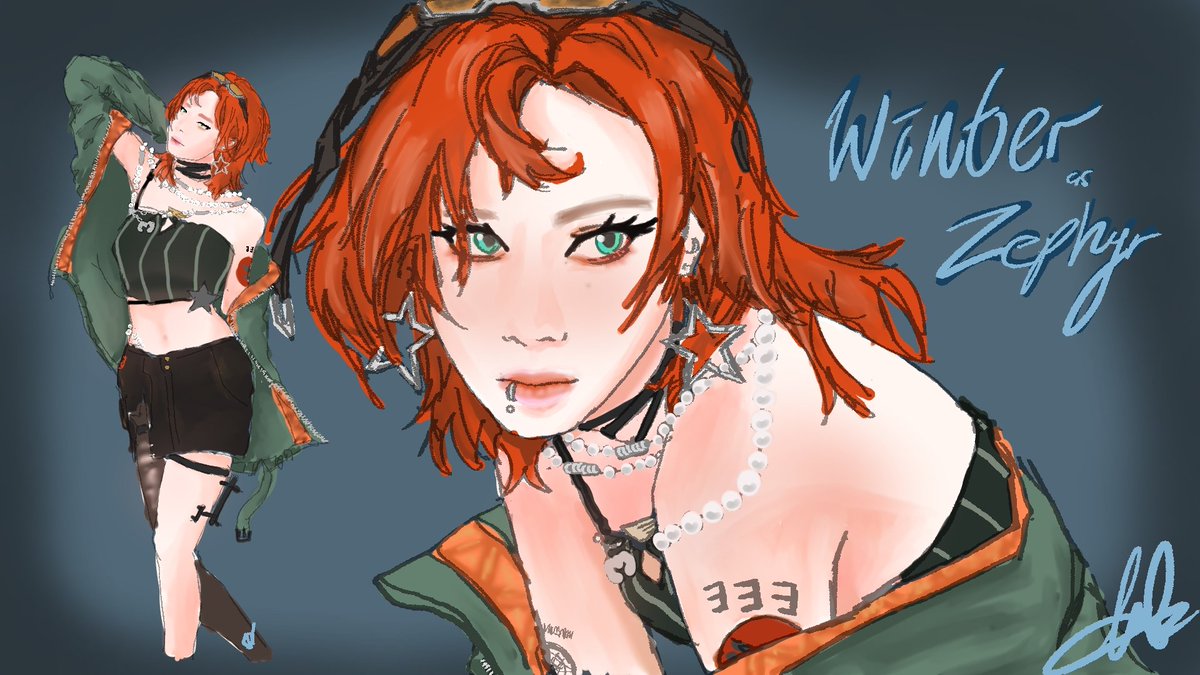 neorene_lips's tweet image. It&apos;s been long. All I know, Winter and Zephyr is the two person that gets on me these few months and I feel like they&apos;re the same. So why not.

#WINTER #aespa #Zephyr #PathtoNowhere #fanart