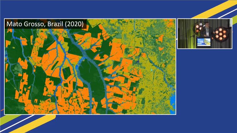 EU_Grasslands's tweet photo. Very interesting introduction to the Global Land Cover product from Fred Stolle of @WorldResources at #CLMSGA2025:

💬 “The world is changing. Satellite 🛰️ data is very important for helping us understand and manage these changes.” https://t.co/EhUKYR0POK