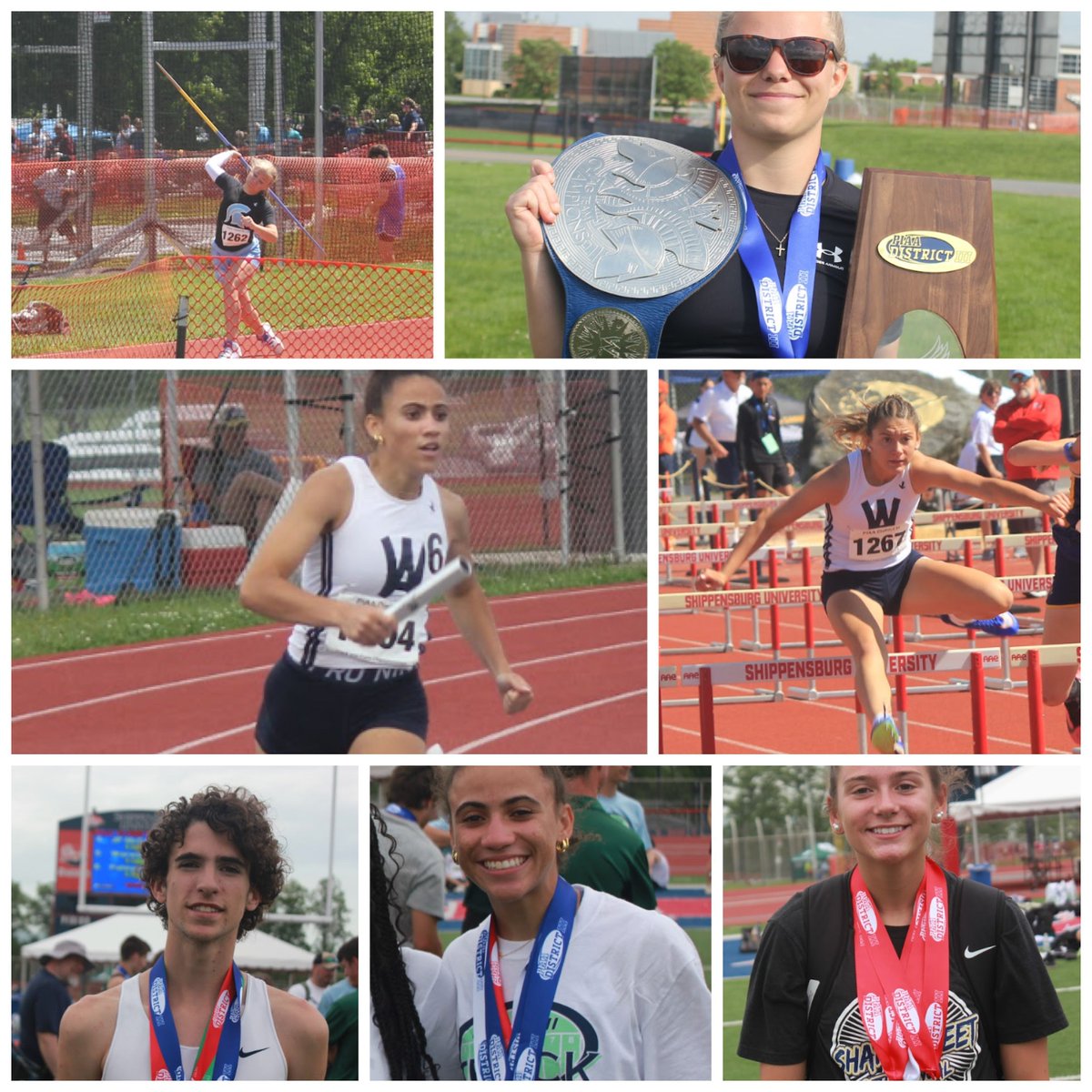⭐ The boys track and field team won the AA District 3 Track and Field team Championship. This was the sixth straight team championship – tied for the District 3 boys record for consecutive team titles! Congratulations to our Spartans!