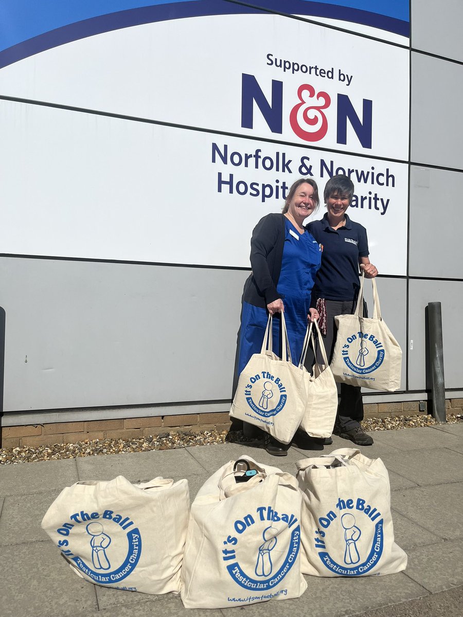 It's On The Ball (@itsontheball) on Twitter photo “I’m just getting in touch to say many thanks for the support pack I received prior to my first chemotherapy session at the Norfolk and Norwich Hospital last week”
This morning we delivered Support Packs for testicular cancer patients receiving chemotherapy treatment at <a href="/NNUH/">Norfolk and Norwich University Hospitals</a> “I’m just getting in touch to say many thanks for the support pack I received prior to my first chemotherapy session at the Norfolk and Norwich Hospital last week”
This morning we delivered Support Packs for testicular cancer patients receiving chemotherapy treatment at <a href="/NNUH/">Norfolk and Norwich University Hospitals</a>