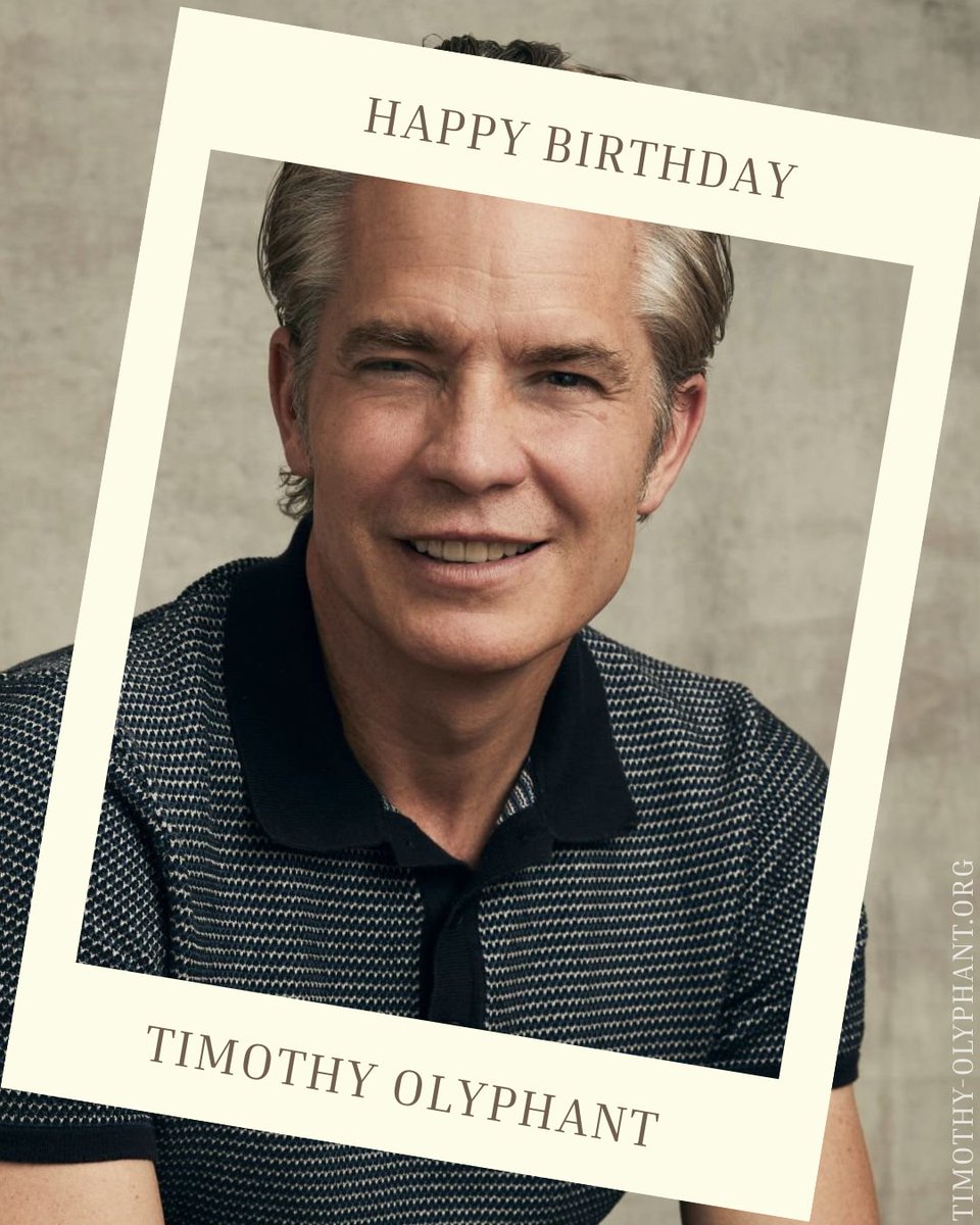 timolyphantorg's tweet image. Happy Birthday Timothy Olyphant!
timothy-olyphant.org