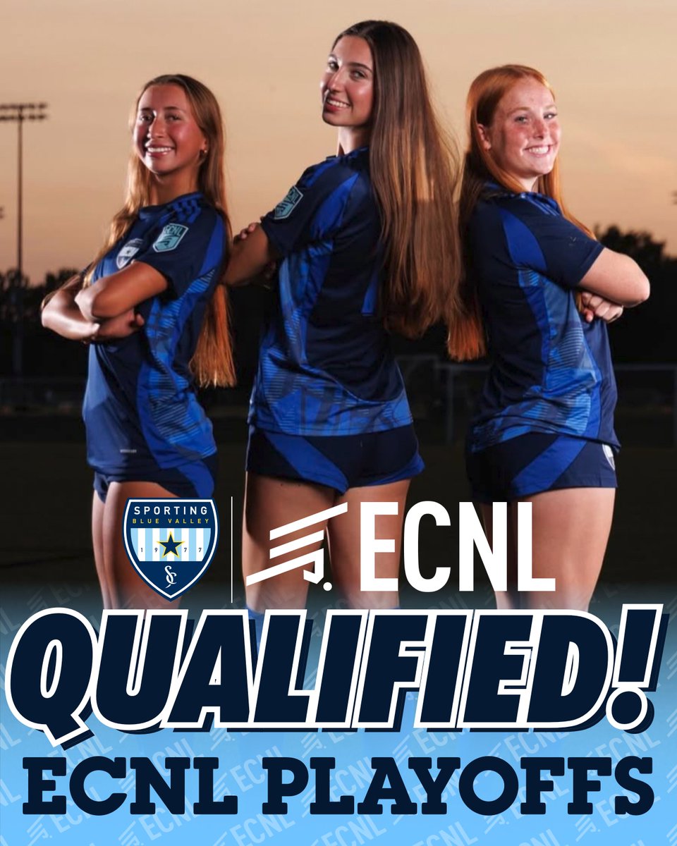 💠 Sporting BV ECNL girls 🔛🔝

Congratulations to our SBV ECNL 2008 and SBV ECNL 2009 ladies for qualifying for ECNL playoffs this year!

They'll represent us in San Diego at the end of June.