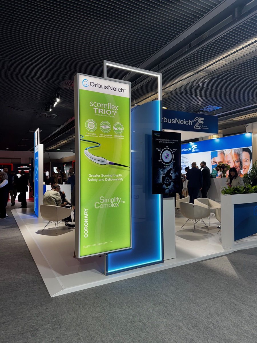 Bonjour Paris! EuroPCR 2025 is underway, and the OrbusNeich booth M10 is bustling.
Make sure to visit us and find out about our latest innovations.​ 

#EuroPCR2025 #OrbusNeich #medicaldevices #simplifythecomplex