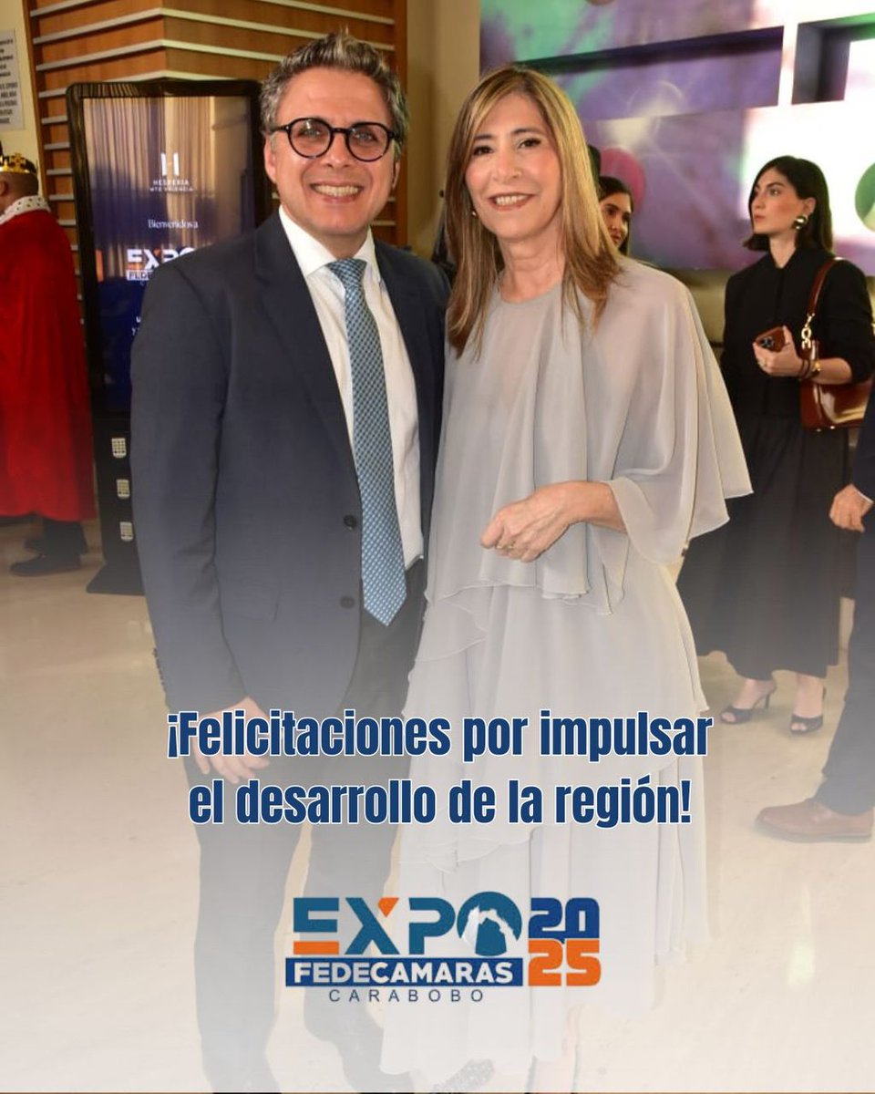 ¡Felicitaciones a mi querida amiga y líder Ana Isabel Taboada y a su equipo de <a href="/fedecamarascbb/">Fedecámaras Carabobo</a>  por el extraordinario evento ExpoFedecámaras Carabobo. Impresionante la convocatoria y el dinamismo empresarial que se vivió.