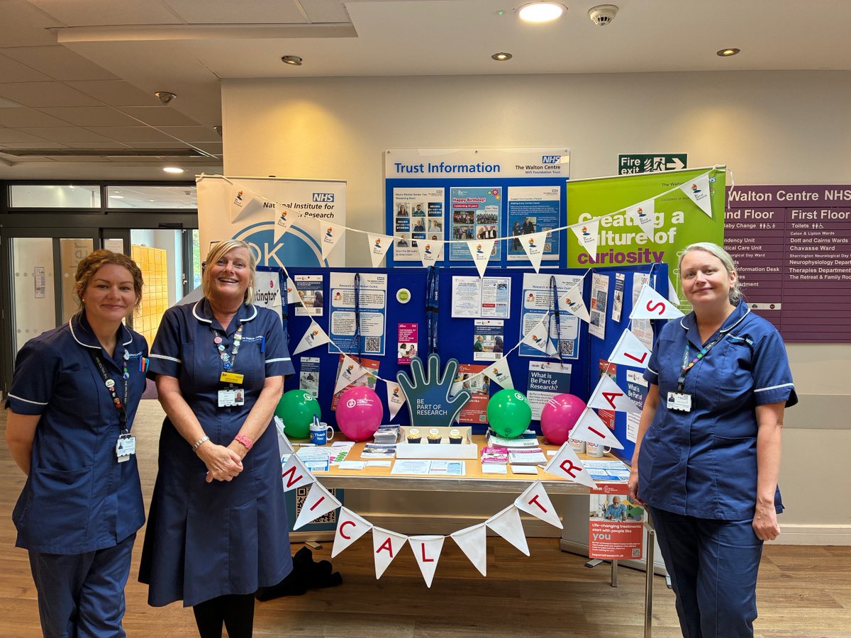 Happy #InternationalClinicalTrialsDay! Staff showcased studies and wider clinical trials the hospital is a part of. Thank you so much to all of our amazing patients who take part - you are taking part in innovative research which aims to improve care and treatment!