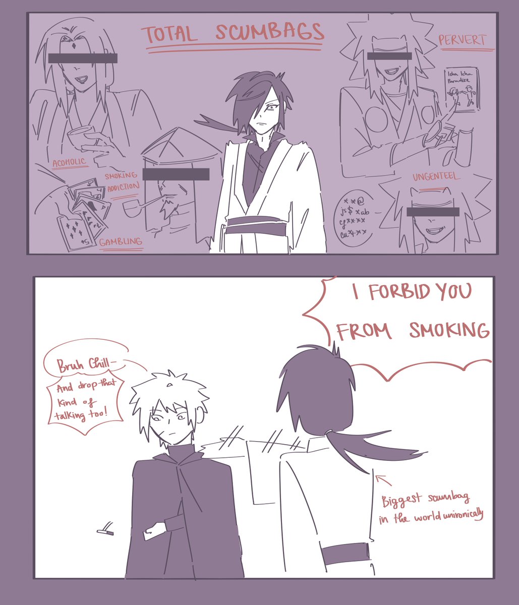 Yang_o91o's tweet image. Don&apos;t be like team Hiruzen
#Orochimaru #Log