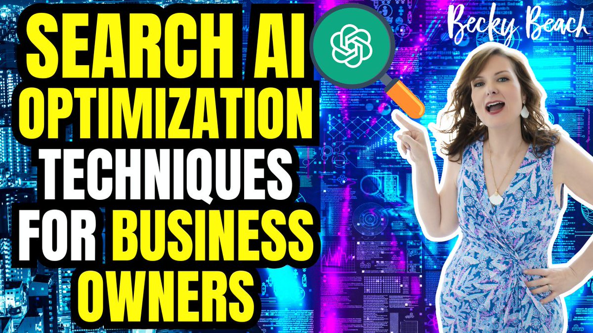 SAO is here to stay! If you want to gain leads and clients as I have done with AI search, listen to my new podcast: coachbeckybeach.com/podcast-81/ #aisearch #sao #searchai @chatgpt @openai #digitalmarketing #aiforbusiness #chatgpt #aiskills