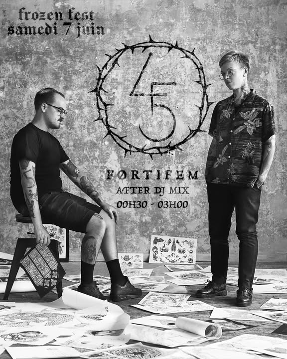 NANTES! Surprise!! 
On vient mixer au Frozen Fest en cloture du samedi pour les 5 ans de Frozen Records   🖤
facebook.com/events/9283079…

Bisous les corbeaux!