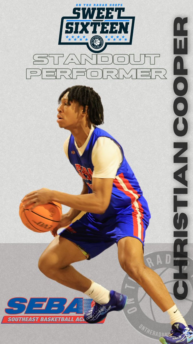 SEBA Atlanta (@sebaroundball) on Twitter photo ‘26 PG <a href="/Christian1coop/">Christian Cooper</a> had a good Live Period showing at OTR Sweet Sixteen.
7p 3r 4a - vs Team Dickerson Black
10p 6r 4a - vs Team Forest
14p 4a 5s - vs PSB Tampa
Ran the show as a Floor General while pressuring opposing ball handlers full court.
<a href="/OntheRadarHoops/">Shun Williams</a> ‘26 PG <a href="/Christian1coop/">Christian Cooper</a> had a good Live Period showing at OTR Sweet Sixteen.
7p 3r 4a - vs Team Dickerson Black
10p 6r 4a - vs Team Forest
14p 4a 5s - vs PSB Tampa
Ran the show as a Floor General while pressuring opposing ball handlers full court.
<a href="/OntheRadarHoops/">Shun Williams</a>
