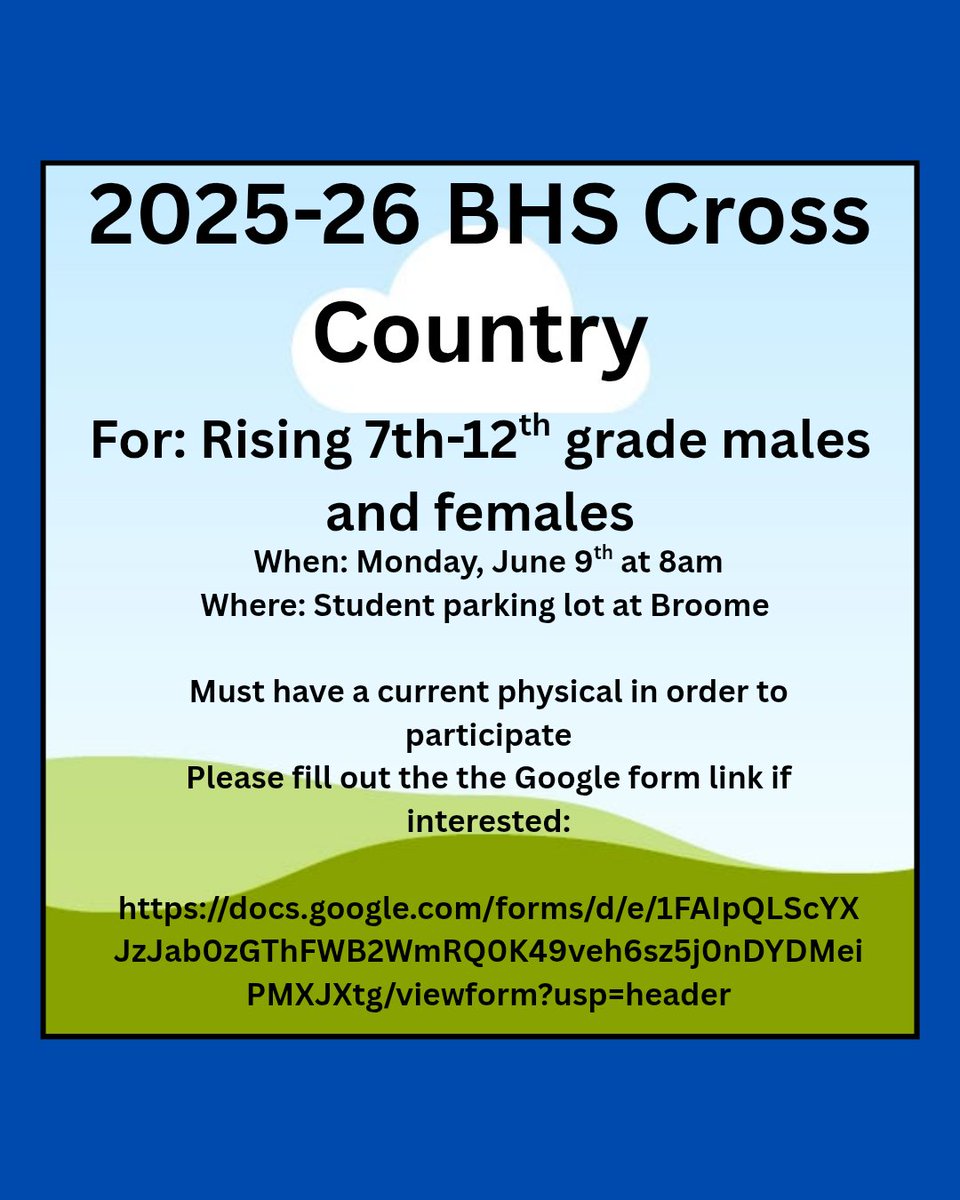 BroomeHS XC (@broomehs_xc) on Twitter photo 