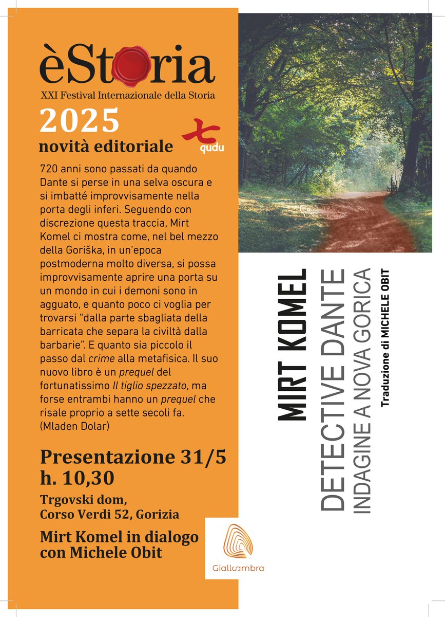 qudulibri's tweet image. Ci prepariamo per @eStoriaGorizia 📚🧡 #statecivicini #goborderless #gremobrezmeje