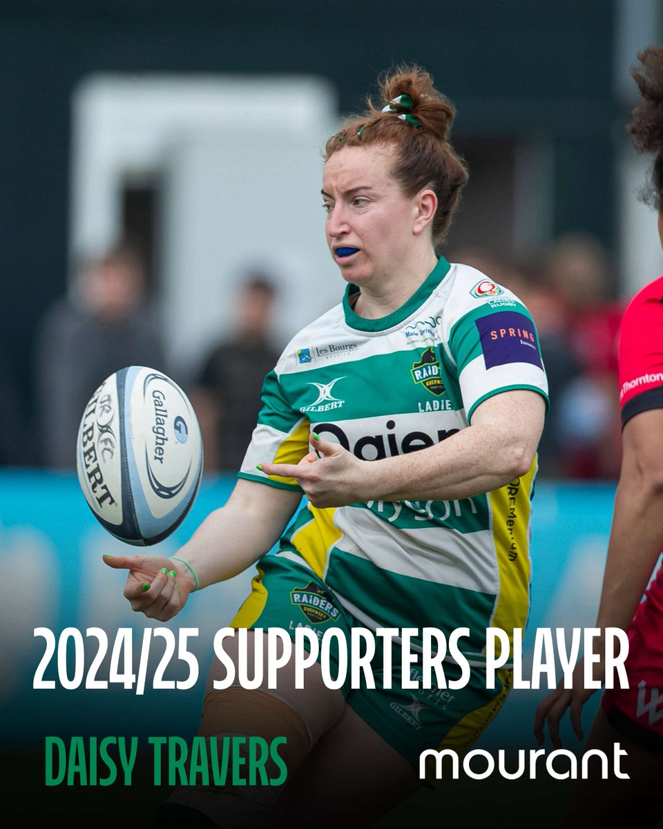 Your supporters player of the season goes to Daisy Travers! 👏

👏 | Daisy received 128 votes. 

🇬🇬 | Daisy is sponsored by Mourant. 

📸 | Guernsey Sport Photography 

Well done Daisy 🤩
