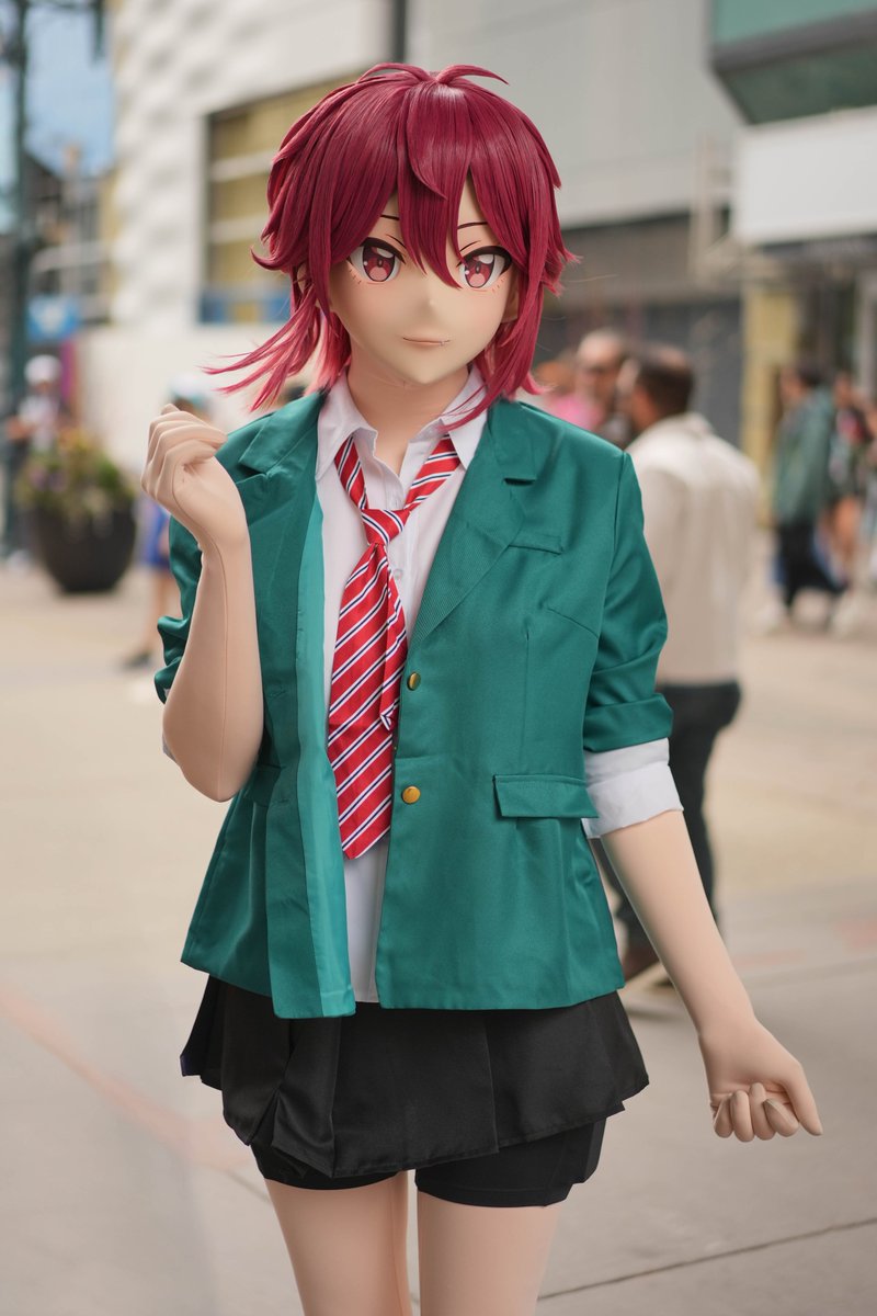 Please welcome Tomo from Tomo-chan Is a Girl! (Tomo-chan wa Onnanoko!) She's a tough tomboy, but just wants her crush to notice her as a girl.

トモの素晴らしいマスクを作ってくれたRINSに感謝。
🎭: <a href="/FACTORYRINS/">RINS</a> 
📸: <a href="/CTriff/">Kurisu (クリス)</a> 
#tomochanwaonnanoko #tomochanisagirl #kigurumi #着ぐるみ