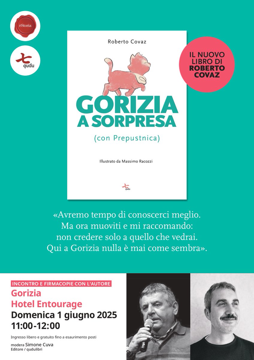 qudulibri's tweet image. Ci prepariamo per @eStoriaGorizia 📚🧡 #statecivicini #goborderless #gremobrezmeje
