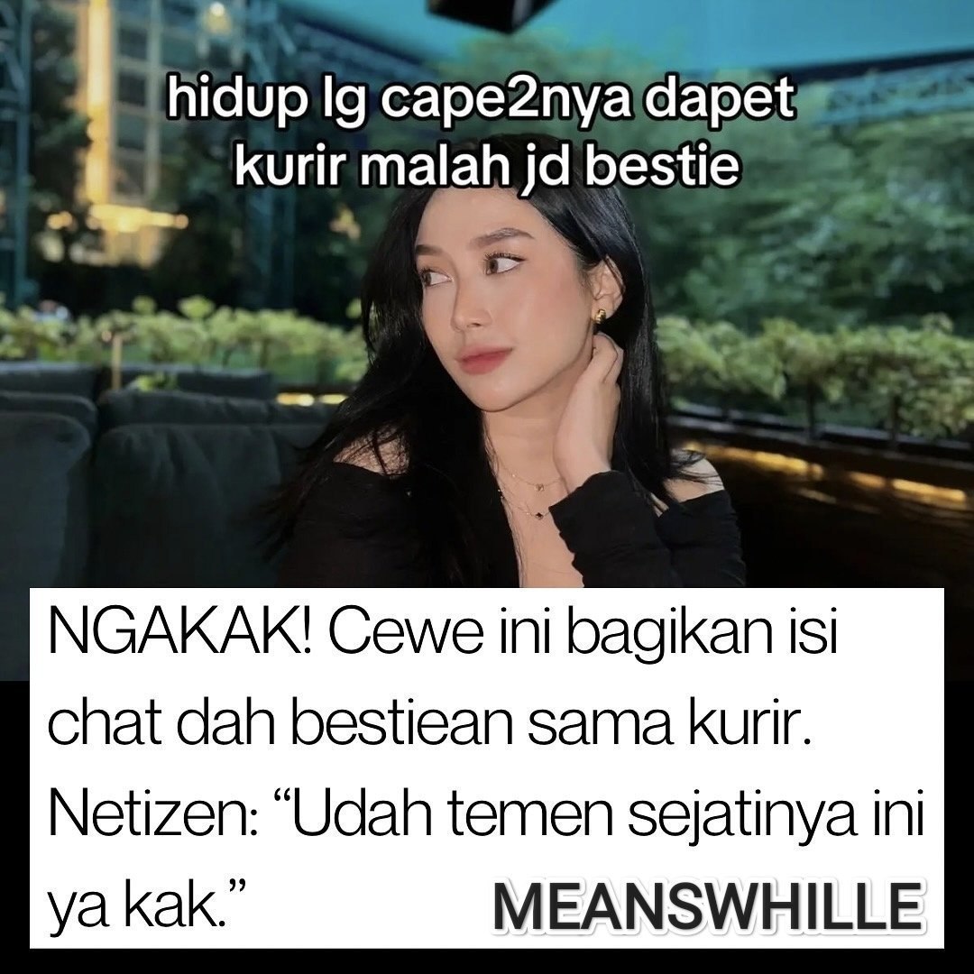 UnitBerita's tweet photo. Hidup lg cape2nya dapet kurir malah jd bestie🗿

Lo keren bng🫵 respectt... https://t.co/135PmvUDxC