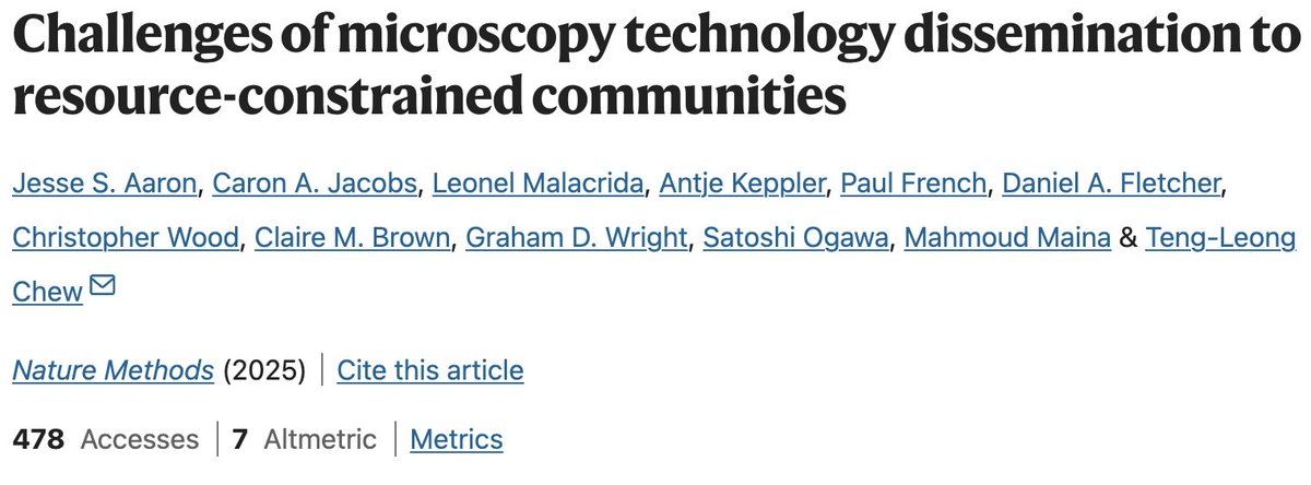 BioRTC (@biortcnig) on Twitter photo 🚨 BioRTC featured in <a href="/naturemethods/">Nature Methods</a>!
We are proud to be highlighted as a key #imaging access & training hub in West Africa, thanks to strong support from Yobe State Government <a href="/czi/">Chan Zuckerberg Initiative</a>.
🧪📍Read more: nature.com/articles/s4159… 🚨 BioRTC featured in <a href="/naturemethods/">Nature Methods</a>!
We are proud to be highlighted as a key #imaging access & training hub in West Africa, thanks to strong support from Yobe State Government <a href="/czi/">Chan Zuckerberg Initiative</a>.
🧪📍Read more: nature.com/articles/s4159…