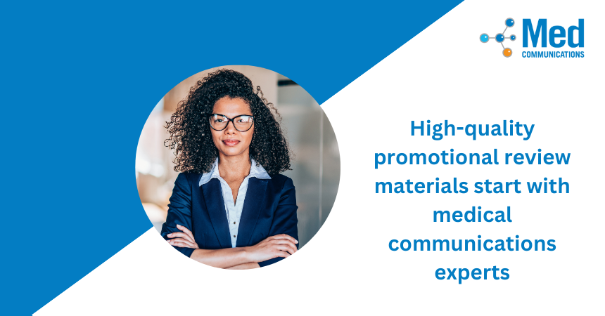 MEDCommInc's tweet photo. Our latest blog post explores the steps we take to ensure our clients' promotional materials are of the highest quality: https://t.co/oS04IKcCKt 

Contact us to discuss your specific review needs: 877-477-0977 or https://t.co/6gmLWyYFSO. https://t.co/0OzyXqfPdT