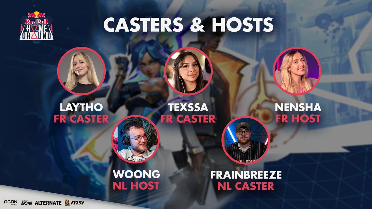 🎙️🔥 They’re ready. Are you?
Meet the voices of the Red Bull Home Ground Belgian Finals – bringing the hype, the insight, and the chaos on May 25th!
📍 Live from De Kruitfabriek in Vilvoorde
💻 Or catch it all on stream!

This squad is STACKED.
#RedBullHomeGround #VALORANT