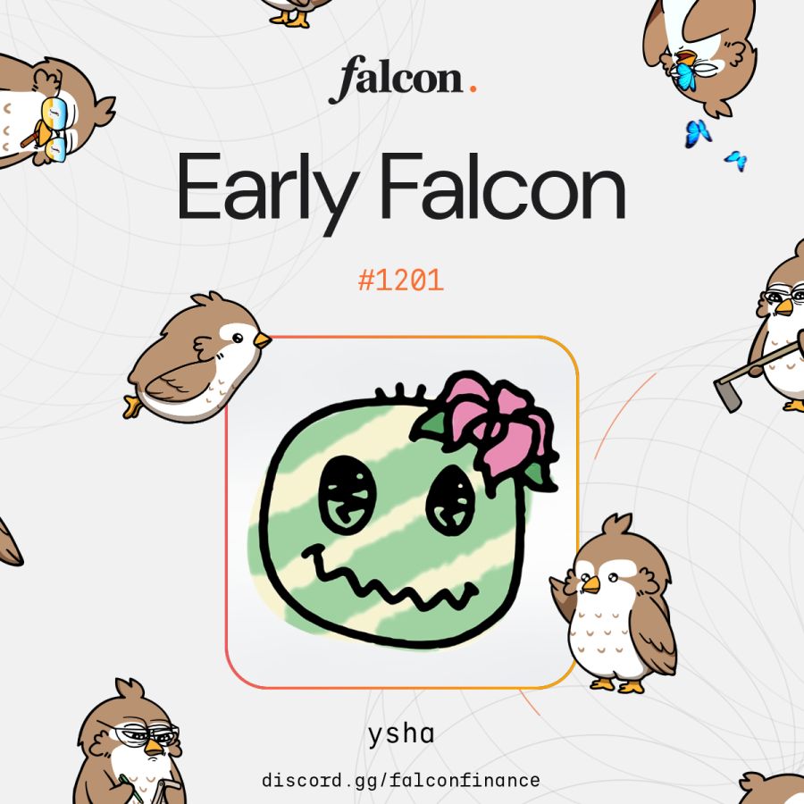 happy88688's tweet photo. Officially a proud Early Falcon.

Yield enjoyer since day zero. 

Only with @falconfinance 🦅⛽️ https://t.co/eK5rFBNxJt