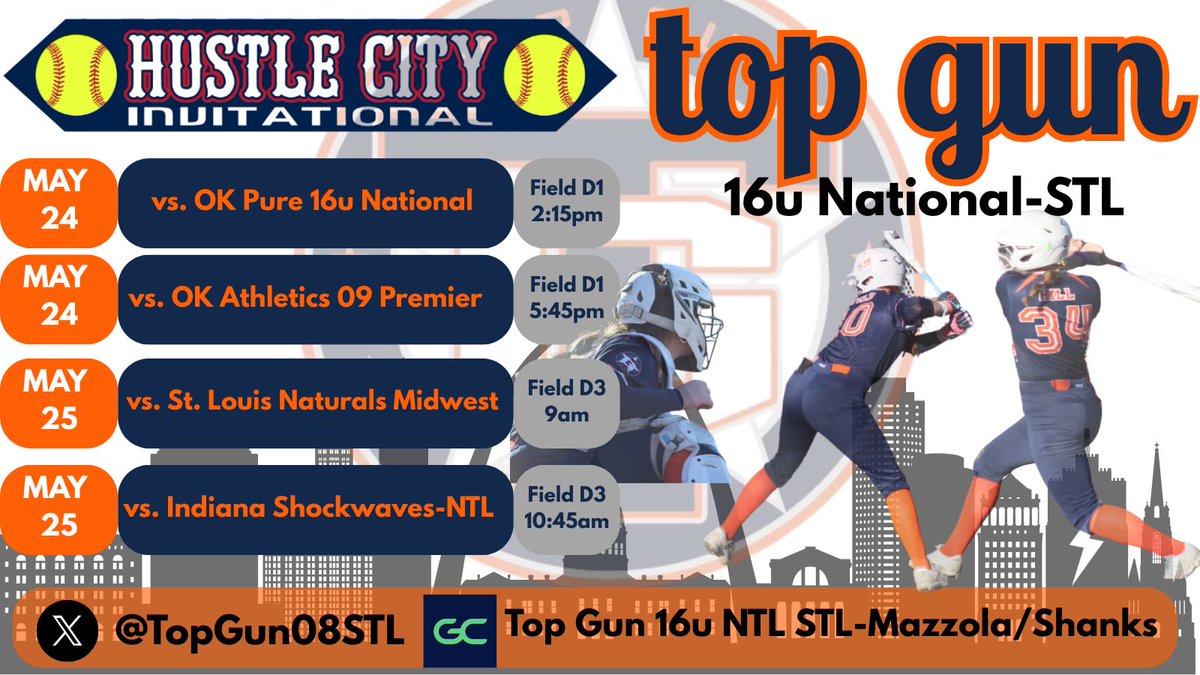 Top Gun 16U National STL (@topgun08stl) on Twitter photo We kick off our summer season this coming weekend!βοΈπ₯πͺ<a href="/HFLfastpitch/">Heart of America Fastpitch League | HFL</a> <a href="/thealliancefp/">The Alliance Fastpitch</a> We kick off our summer season this coming weekend!βοΈπ₯πͺ<a href="/HFLfastpitch/">Heart of America Fastpitch League | HFL</a> <a href="/thealliancefp/">The Alliance Fastpitch</a>