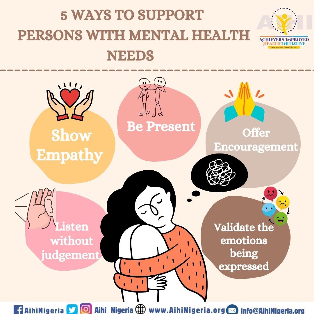 Compassion is strength. Healing is transformative. 

#MentalHealthSupport #HealingIsResistance #AIHICommunityCare
#AIHINigeria #MentalHealthAwareness #ListenBelieveSupport