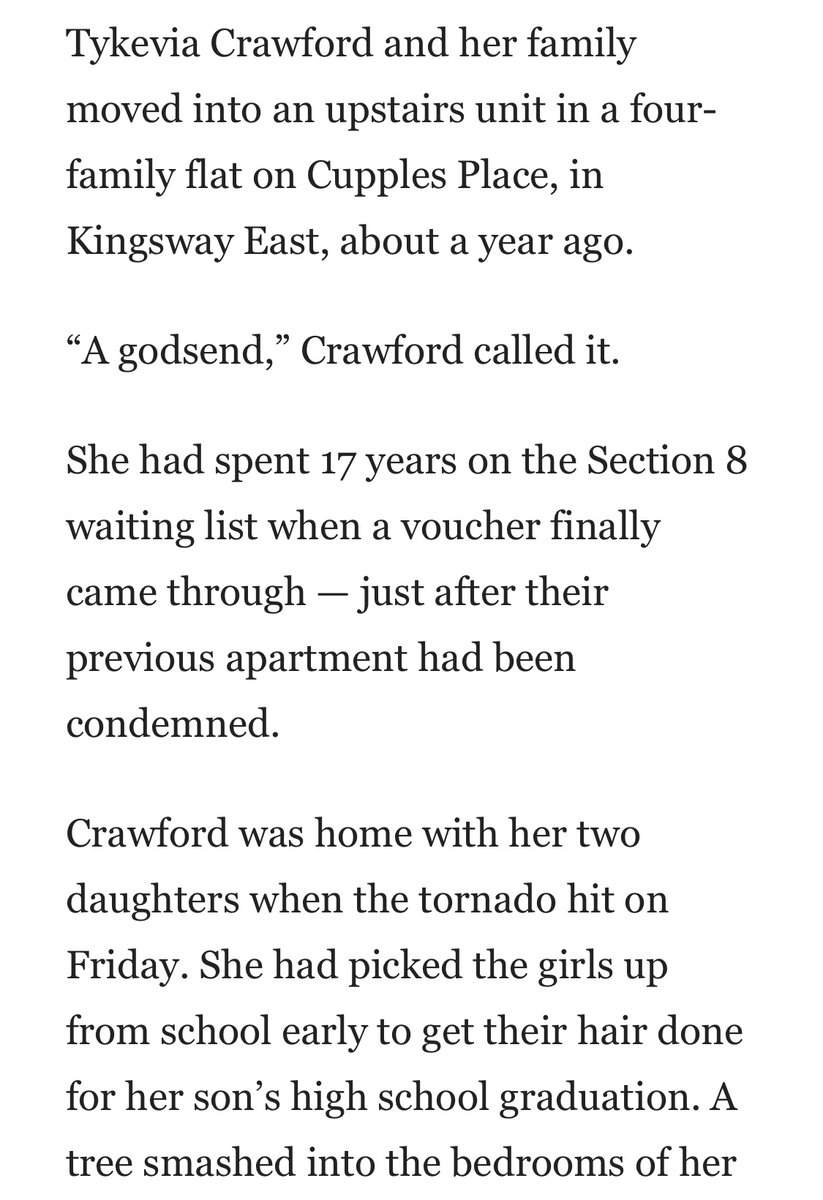 kcecireyes's tweet image. 17 years on the Section 8 waitlist and then a tornado.
stltoday.com/news/local/met…