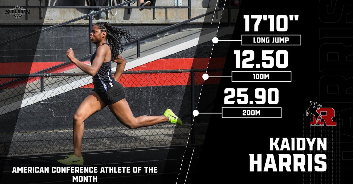 Suburban League (@suburbanlgoh) on Twitter photo Congratulations to Kaidyn Harris-- American Conference Girls Track/Field Athlete of the Month in April!
<a href="/rriderathletics/">Roosevelt Athletics</a> Congratulations to Kaidyn Harris-- American Conference Girls Track/Field Athlete of the Month in April!
<a href="/rriderathletics/">Roosevelt Athletics</a>