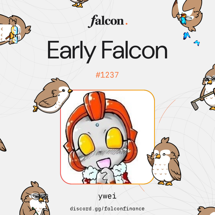 weiwei6792's tweet photo. One of the few.

One of the first.

One of the Early Falcons.

Making Yield Great Again with @falconfinance 🦅⛽️ https://t.co/HbCeHg6YkL