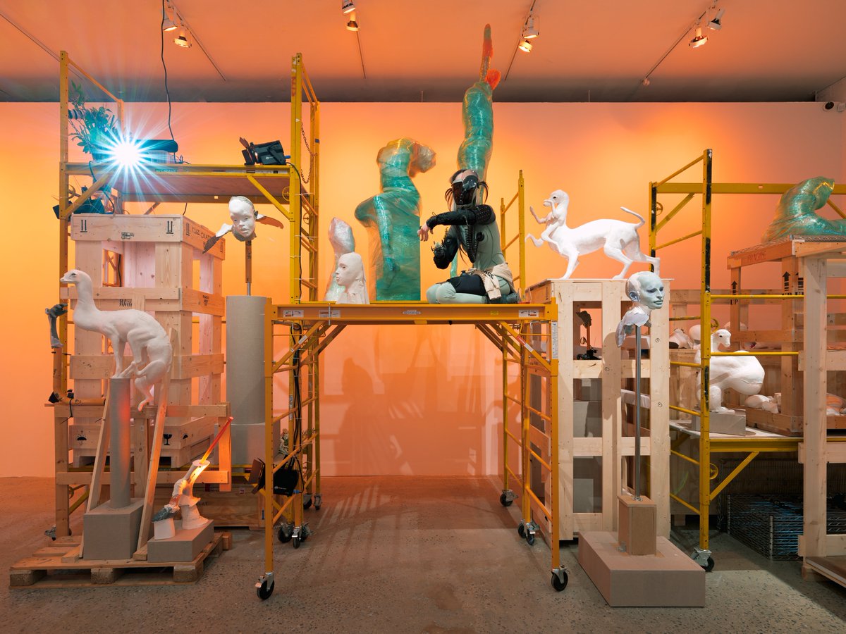 CompanyGallery's tweet photo. #CajsaVonZeipel: DASH

Zeipel’s sculptures rise within a kind of post-human Tower of Babel, where fragmented forms, scaffolding, and symbolic debris are stacked in delicate conversation. These assemblages loom as monuments to decaying institutions, destabilized and out of time. https://t.co/MBirZtYtCR