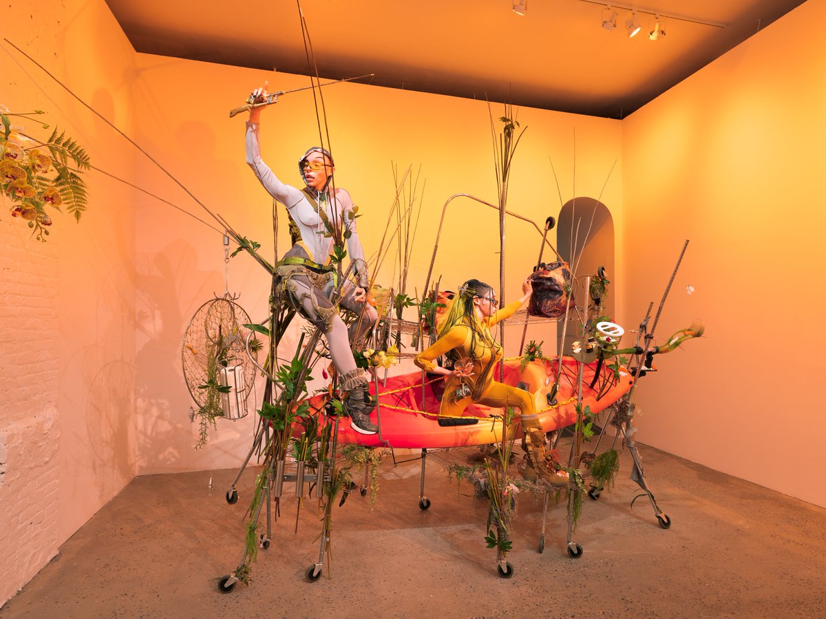 CompanyGallery's tweet photo. #CajsaVonZeipel: DASH

Zeipel’s sculptures rise within a kind of post-human Tower of Babel, where fragmented forms, scaffolding, and symbolic debris are stacked in delicate conversation. These assemblages loom as monuments to decaying institutions, destabilized and out of time. https://t.co/MBirZtYtCR
