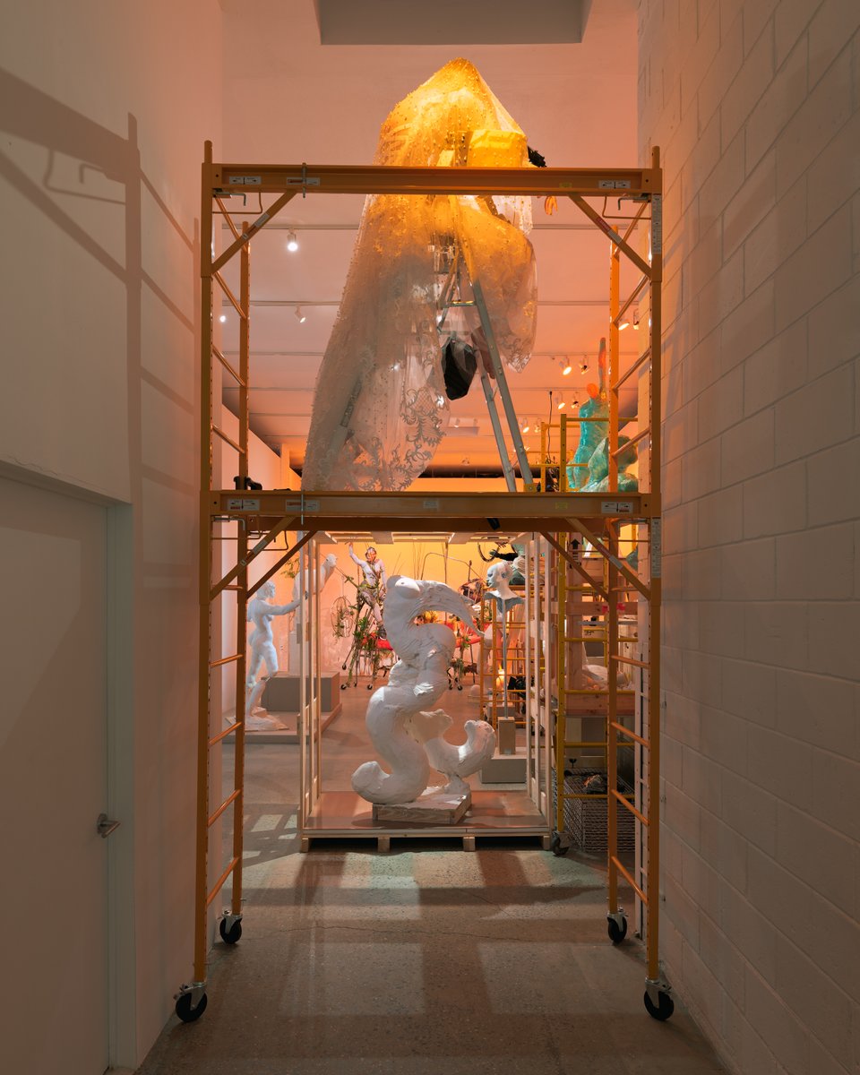 #CajsaVonZeipel: DASH

Zeipel’s sculptures rise within a kind of post-human Tower of Babel, where fragmented forms, scaffolding, and symbolic debris are stacked in delicate conversation. These assemblages loom as monuments to decaying institutions, destabilized and out of time.