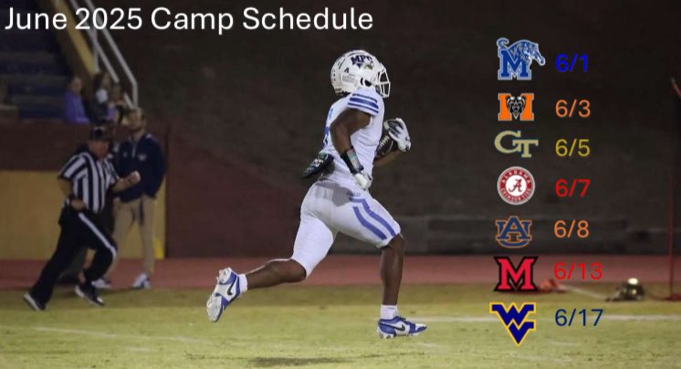 Gavin Steele (@gavsteele6) on Twitter photo Camp SZN #focused #ready
<a href="/bsa28_/">Beckwith Sports Academy</a> <a href="/coacharnold06/">Constantine Arnold</a>
<a href="/MemphisFBRec/">Memphis Football Recruiting</a> <a href="/CoachLeeMarks/">Lee Marks</a> <a href="/MercerFootball/">Mercer Football</a> <a href="/CoachJJoyce/">Justin Joyce</a> <a href="/GeorgiaTechFB/">Georgia Tech Football</a> <a href="/coach_norv/">Norval McKenzie</a> <a href="/AlabamaFTBL/">Alabama Football</a> <a href="/BAMACoachG/">Robert Gillespie</a> <a href="/AuburnMade/">Auburn FB Recruiting</a> <a href="/G_miller11/">Grant Miller</a> <a href="/MiamiOHFootball/">Miami Football</a> <a href="/CoachWelshMiami/">Patrick Welsh</a> <a href="/WVUFBRecruiting/">West Virginia FB Recruiting</a> <a href="/noel_devine7/">Noel Devine</a> Camp SZN #focused #ready
<a href="/bsa28_/">Beckwith Sports Academy</a> <a href="/coacharnold06/">Constantine Arnold</a>
<a href="/MemphisFBRec/">Memphis Football Recruiting</a> <a href="/CoachLeeMarks/">Lee Marks</a> <a href="/MercerFootball/">Mercer Football</a> <a href="/CoachJJoyce/">Justin Joyce</a> <a href="/GeorgiaTechFB/">Georgia Tech Football</a> <a href="/coach_norv/">Norval McKenzie</a> <a href="/AlabamaFTBL/">Alabama Football</a> <a href="/BAMACoachG/">Robert Gillespie</a> <a href="/AuburnMade/">Auburn FB Recruiting</a> <a href="/G_miller11/">Grant Miller</a> <a href="/MiamiOHFootball/">Miami Football</a> <a href="/CoachWelshMiami/">Patrick Welsh</a> <a href="/WVUFBRecruiting/">West Virginia FB Recruiting</a> <a href="/noel_devine7/">Noel Devine</a>
